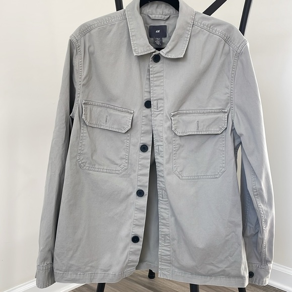 Army Green Shirt Jacket - Picture 2 of 2